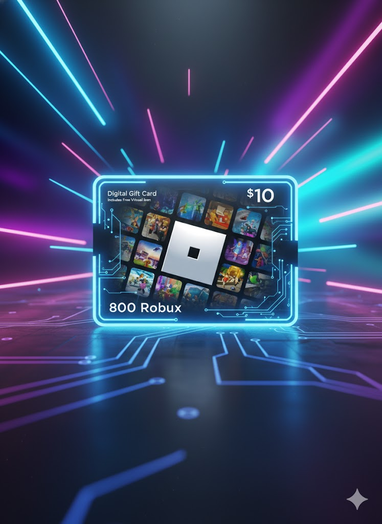 Roblox $10 Gift Card (800 Robux) (US)